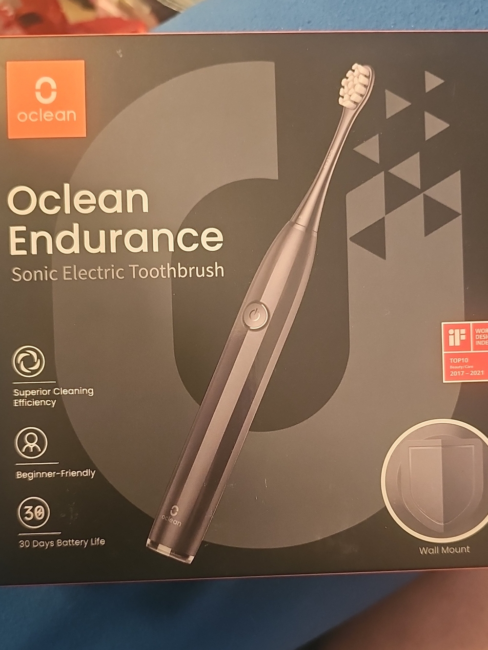 Oclean Endurance Sonic Electric Toothbrush - Charcoal